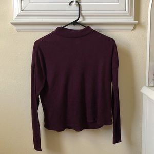 trendy H&M mock neck long sleeve